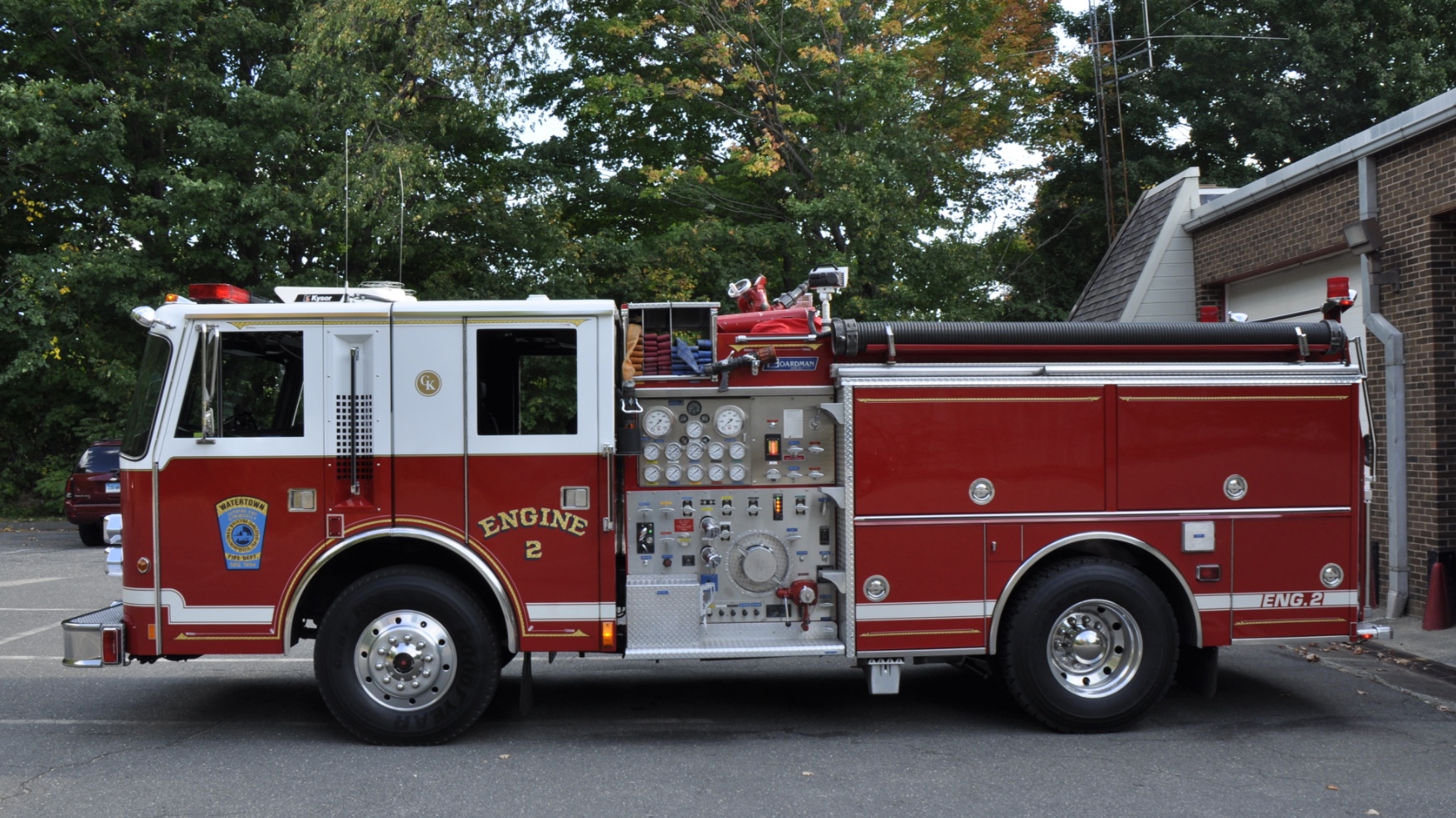 Engine 2 - 1992 Simon Duplex / Boardman - 1250 gpm pump, 750 gallons water